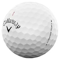Callaway 2026 Chrome Soft Personalized/Logo White Golf Ball, White