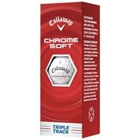 Callaway 2026 Chrome Soft Triple Track Personalized/Logo White Golf Ball, White