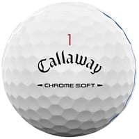 Callaway 2026 Chrome Soft Triple Track Personalized/Logo White Golf Ball, White