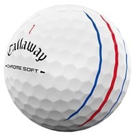 Callaway 2026 Chrome Soft Triple Track Personalized/Logo White Golf Ball, White