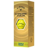 Callaway 2026 Chrome Tour Triple Track Personalized/Logo Yellow Golf Ball, Yellow