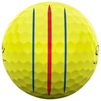 Callaway 2026 Chrome Tour Triple Track Personalized/Logo Yellow Golf Ball, Yellow