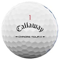 Callaway 2026 Chrome Tour X Triple Track Personalized/Logo White Golf Ball, White