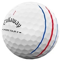 Callaway 2026 Chrome Tour X Triple Track Personalized/Logo White Golf Ball, White