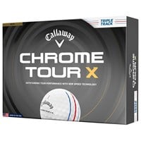 Callaway 2026 Chrome Tour X Triple Track Personalized/Logo White Golf Ball, White