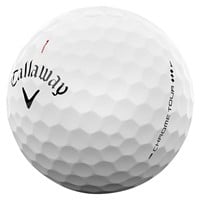 Callaway 2026 Chrome Tour Triple Diamond Personalized/Logo White Golf Ball, White