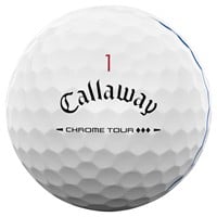 Callaway 2026 Chrome Tour Triple Diamond Triple Track Personalize/Logo Golf Ball, White