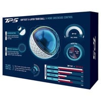 TaylorMade 2026 TP5 Personalized/Logo White Golf Ball, White