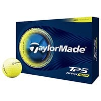 TaylorMade 2026 TP5 Personalized/Logo Yellow Golf Ball, Yellow