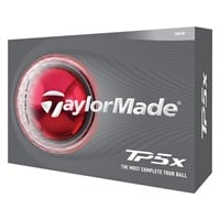 TaylorMade 2026 TP5x Personalized/Logo White Golf Ball, White