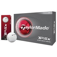 TaylorMade 2026 TP5x Personalized/Logo White Golf Ball, White