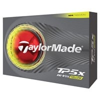 TaylorMade 2026 TP5x Personalized/Logo Yellow Golf Ball, Yellow