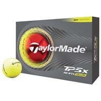 TaylorMade 2026 TP5x Personalized/Logo Yellow Golf Ball, Yellow