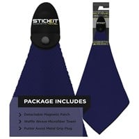 STICK IT Magnetic Golf Towel, Blue
