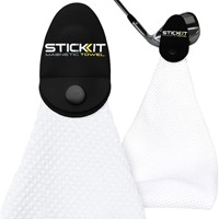 STICK IT Magnetic Golf Towel, White