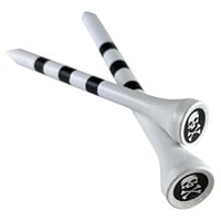 Pride Sports Novelty Golf Tees, White/Black
