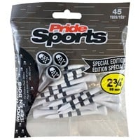 Pride Sports Novelty Golf Tees, White/Black