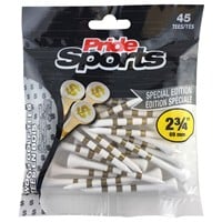 Pride Sports Novelty Golf Tees, White/Gold