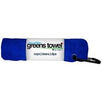 Clip Wipes Greens Microfiber 16 x 16 Golf Towel, Royal