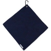 Soffle Soft Waffle 16 x 16 Golf Towel, Black/Grey
