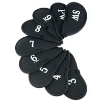 Neoprene Iron Headcover Set, Black