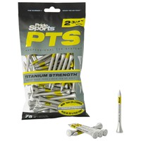 PTS Titanium Strength Golf Tees, Silver