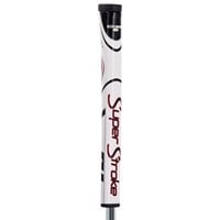 SuperStroke Zenergy Pistol Lock 1.0 Putter Grip, White/Red