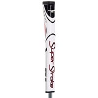 SuperStroke Zenergy Pistol Lock 2.0 Putter Grip, White/Red