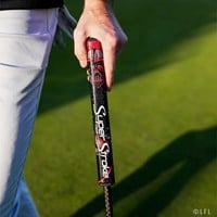 SuperStroke Tour 2.0 Darth Vader Putter Grip, Black/Red