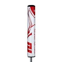 SuperStroke Zenergy Tour 5.0 Putter Grip, White/Red