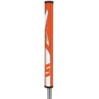 SuperStroke Zenergy Flatso 1.0 Putter Grip, Orange/White