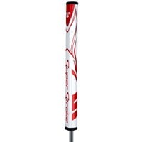 SuperStroke Zenergy Flatso 1.0 Putter Grip, White/Red
