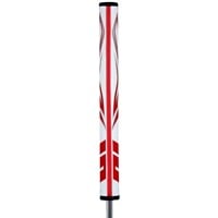 SuperStroke Zenergy Flatso 1.0 Putter Grip, White/Red