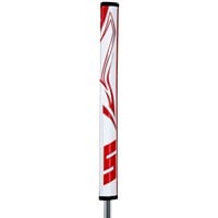 SuperStroke Zenergy Flatso 3.0 Putter Grip, White/Red