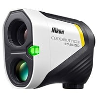 Nikon COOLSHOT Pro III Stabilized Golf Rangefinder, White/Black
