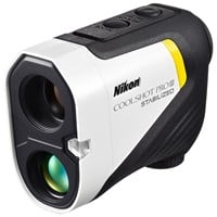 Nikon COOLSHOT Pro III Stabilized Golf Rangefinder, White/Black