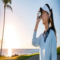 Nikon COOLSHOT Pro III Stabilized Golf Rangefinder, White/Black