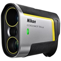 Nikon COOLSHOT 50i GII Golf Rangefinder, Black/Silver