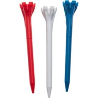 Champ Zarma Fly Golf Tees, Red/White/Blue