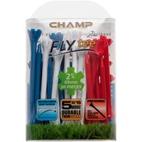 Champ Zarma Fly Golf Tees, Red/White/Blue