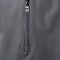 The Weather Company Mens V-Neck Convertible Rain Shirts, Grey/Orange