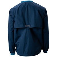 The Weather Company Mens V-Neck Convertible Rain Shirts, Navy/Blue