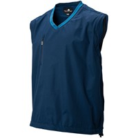The Weather Company Mens V-Neck Convertible Rain Shirts, Navy/Blue
