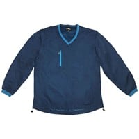 The Weather Company Mens V-Neck Convertible Rain Shirts, Navy/Blue