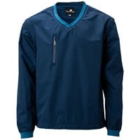 The Weather Company Mens V-Neck Convertible Rain Shirts, Navy/Blue