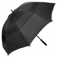 ProActive Sports WindCheater Double Canopy Golf Umbrellas, Black/Blue