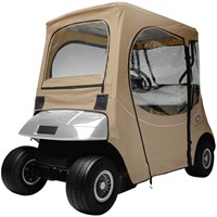 Classic Accessories Fairway Short Roof 2-Person FadeSafe™ E-Z-Go® Golf Cart Enclosure