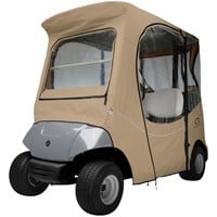 Classic Accessories Fairway Short Roof 2-Person FadeSafe™ The Drive® by Yamaha® Golf Cart Enclosure