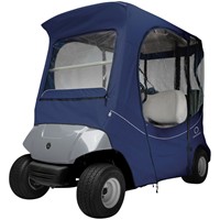 Classic Accessories Fairway Short Roof 2-Person FadeSafe™ The Drive® by Yamaha® Golf Cart Enclosure, z-navy