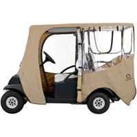 Classic Accessories Fairway Deluxe Golf Cart Enclosure, z-3-khakilong